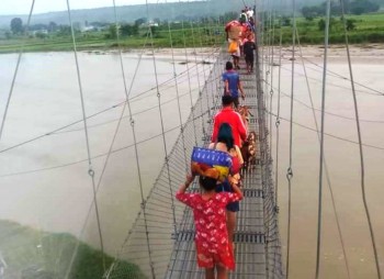 सप्तकोशीको कटान सुरु, श्रीलंका टापुका बासिन्दा सुरक्षितस्थलतर्फ